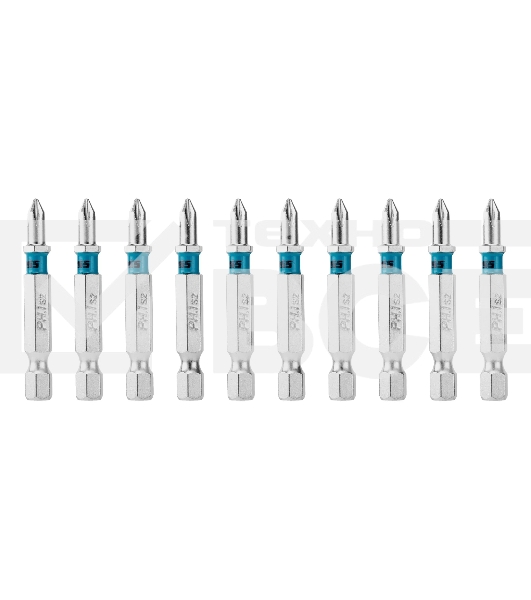 Бита Gross PH1х50мм, сталь S2, шестигр., 10 шт.