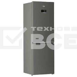 Холодильник Beko B3RCNK362HG серый двухкамерный 220/100л морозилка снизу, No Frost