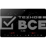 Индукционная плитка Hyundai HYC-0109 черный стеклокерамика (настольная), фото 1