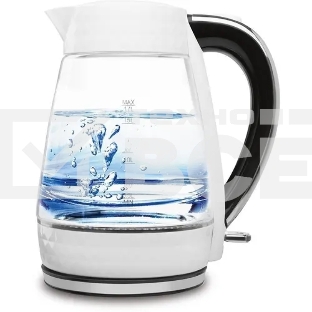 Чайник POLARIS PWK 1704CGL белый-черный
