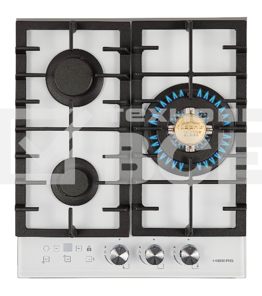 Варочная поверхность HIBERG VM 4535 W, белый