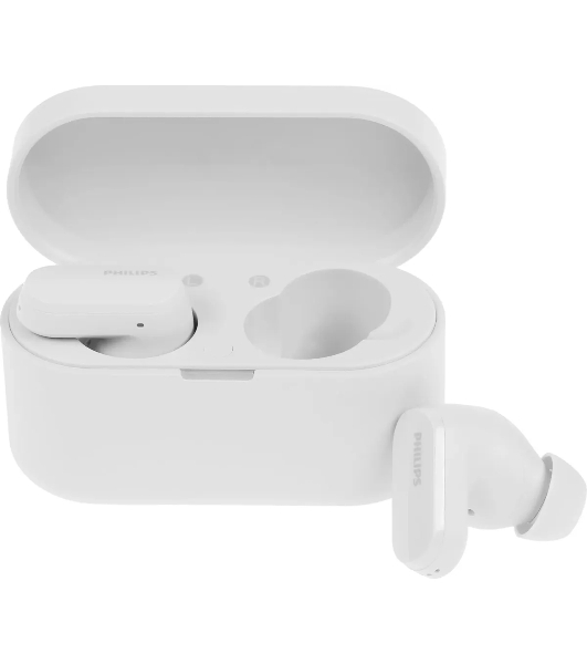 Наушники TWS Philips TAT3508WT/00 белый, внутриканальные, Bluetooth, активное шумоподавление, до 21 ч