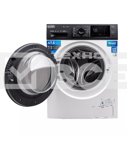 Стирально-сушильная машина DeLonghi AURORA LA 8654 VI белый, загрузка фронтальная 8 кг, 1500 об/мин., класс: А