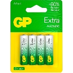 Батарея GP Extra Alkaline 15AXA21-2CRSBC4 AA (4шт) блистер, фото 1