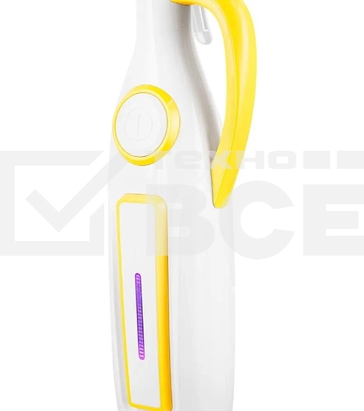 Швабра паровая Kitfort КТ-1097 1250Вт белый/желтый