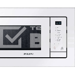 Микроволновая печь встраиваемая Samsung MS23A7118AW/BW белый, 23 л, 800 Вт, переключатели - сенсор, фото4