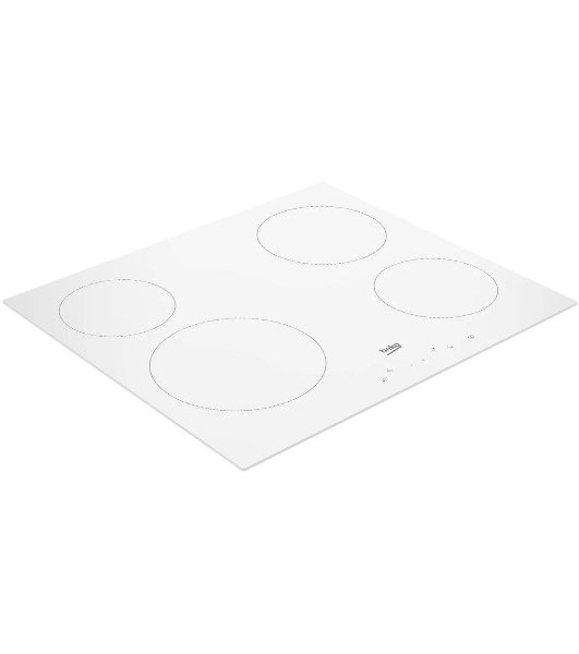 Электрическая варочная поверхность Beko HIC64400W, 4 конфорки, стеклокерамика, 6000 Вт