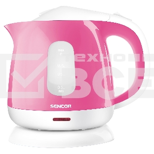Чайник электрический Sencor SWK 1018RS розовый, 1 л, 1100 Вт