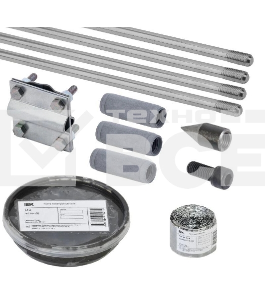 Комплект заземления 6/16 оцинкованная сталь IEK ZKZ10-11-016-06