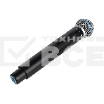 Микрофон Intrend ITWMIC-HH-2 беспроводной ручной, с улучшеным динамическим капсюлем. Совместим с микрофонными картриджами SHURE. Питание от батареек тип АА. Подходит для приемника Rx2-1S, фото 1