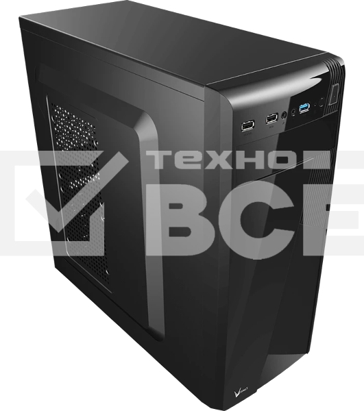 Компьютерный корпус Aerocool/Formula CS-1101 черный без БП ATX 2x120мм 1x140мм 2xUSB 2.0 1xUSB 3.0 audio