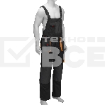 Полукомбинезон профессиональный рабочий Denzel 65% полиэстер 35% хлопок, XL, фото 1