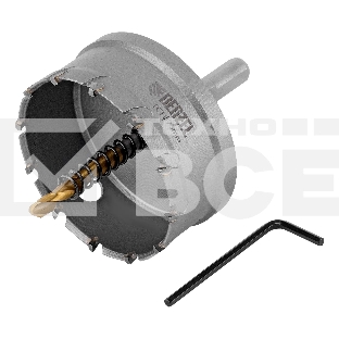 Коронка по металлу Denzel твердосплавная, 73 мм