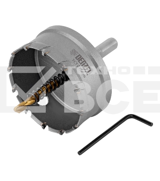 Коронка по металлу Denzel твердосплавная, 73 мм