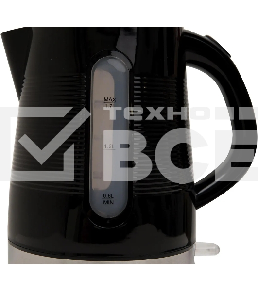 Чайник электрический Oasis making everywhere K-1PB 1.7 л, 2200 Вт, черный