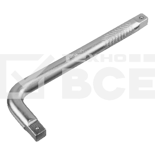 Вороток Г-образный Denzel 300x100 мм, квадрат 3/4