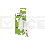 Лампа cветодиодная LED IEK LL-C35-08-230-40-E14-G C35 свеча 8Вт 230В 4000К E14 GENERICA, фото 1