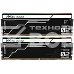 Оперативная память Netac Shadow II RGB, DDR5, 32GB (2x16GB), 7600 MHz, CL36, с радиатором, чёрный, RGB, фото 1