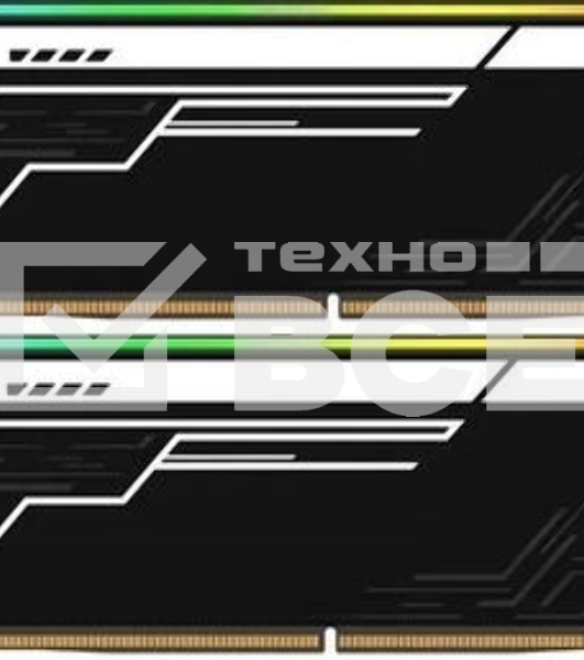 Оперативная память Netac Shadow II RGB, DDR5, 32GB (2x16GB), 7600 MHz, CL36, с радиатором, чёрный, RGB