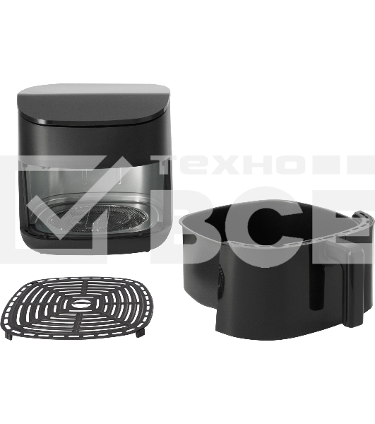 Аэрогриль Hyundai HYF-5457 черный, 3000 Вт, 8 л, сенсор, 11 программ