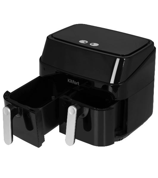 Аэрогриль Kitfort КТ-2250 черный, 1750 Вт, 9 л, сенсор, 12 программ