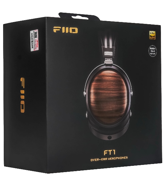 Наушники накладные Fiio FT1 1.5м черный орех/бук проводные накладные (80004027)