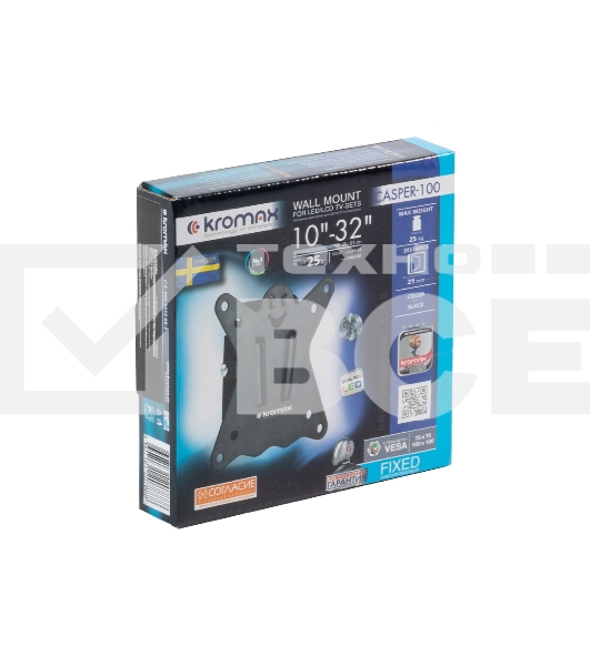 Кронштейн для телевизора Kromax CASPER-100 черный 10