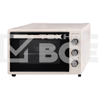 Мини-печь Willmark WOF-405B (40л,эмал.внутр.поверх,лампа,таймер, бежевый., 1400Вт)