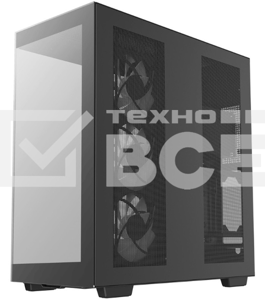 Компьютерный корпус Deepcool CH780 black (ATX, без БП, ARGB, 4xUSB3.2 Type-A + USB3.2 Type-C) (R-CH780-BKADE41-G-1) MidiTower