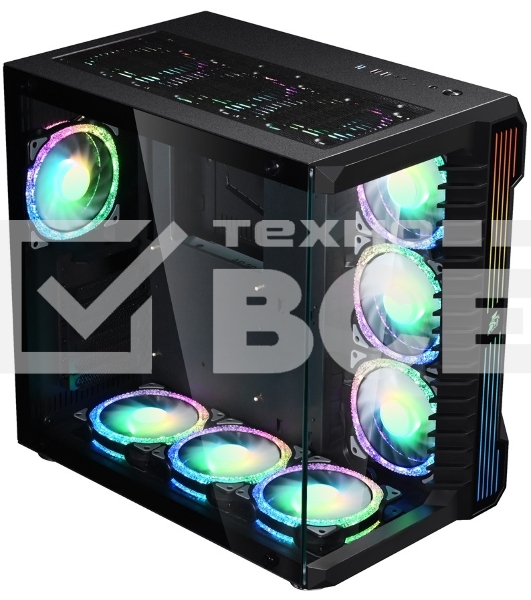 Компьютерный корпус 1STPLAYER STEAMPUNK SP9 Black / SP9-BK