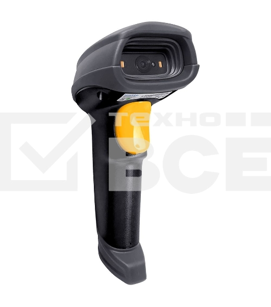 Сканер штрих-кода ручной Mindeo 2D MD6600-SR 2D имидж, проводной, 100 скан/сек , USB с подставкой, чёрный