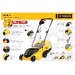 Газонокосилка сетевая STEHER 1700 Вт, ш/с 38 см, фото6