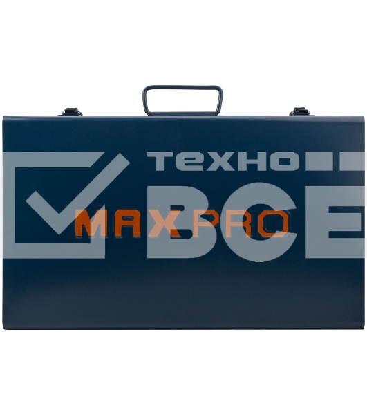 Аппарат сварочный для пластиковых труб MAX-PRO 750/1500 Вт, 50-300?, 6 насадок, 5,8 кг, диаметры труб 20/25/32/40/50/63мм, металлический кейс