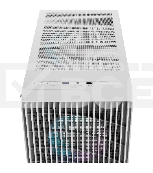 Корпус  Ocypus Gamma C70 WH ARGB  ATX / win / white / 4 ARGB fans / no PSU / Tempered Glass