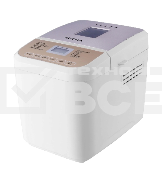 Хлебопечка SUPRA BMS-210 Размер выпечки 500 г. Антипригарное внутреннее покрытие