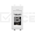 Розетка модульная DKC 4400251 тип А-А HDMI 1 модуль Avanti, Белое облако, фото 1