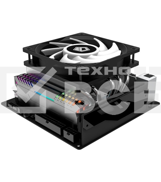 Кулер ID-COOLING IS-50 MAX RGB V3 черный 120мм алюминий+медь 2000rpm 31.2db 4-pin 130W 77мм