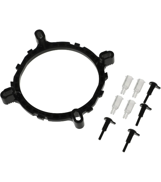 Кулер Digma D-CPC95-PWM2 синий/черный 120мм алюминий 1500rpm 29db 4-pin 95W 66мм