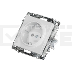 Розетка Intro Accent 6-202-01 2P+E Schuko 16А-250В IP20 СУ AL/CU белый Б0063678, фото5