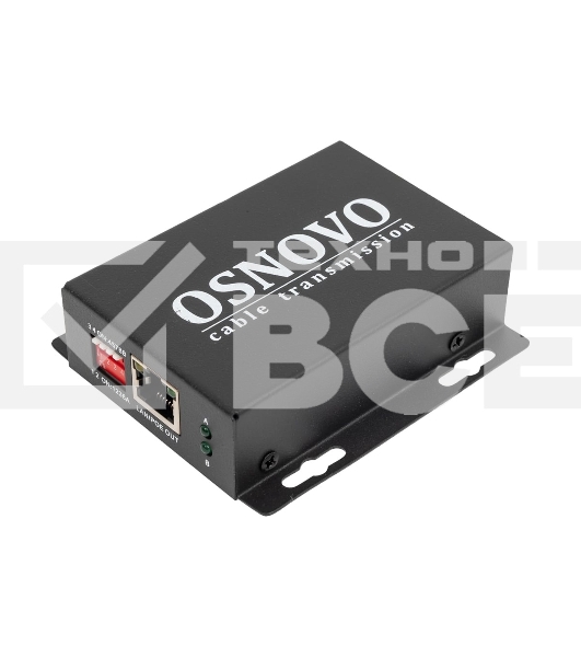 PoE удлинитель Osnovo E-PoE/1A 10M/100M Fast Ethernet на 400м (до 30W)
