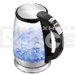 Чайник электрический Kitfort КТ-628 1.7 л, 2200 Вт, серебристый (корпус: стекло), фото7