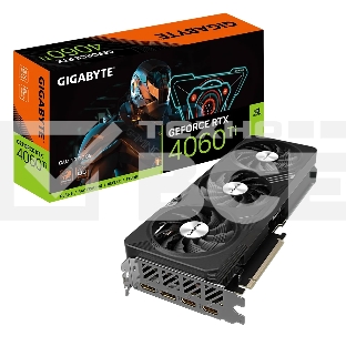 Видеокарта Gigabyte GV-N406TGAMING OC-8GD RTX 4060Ti PCI-E 4.0 8 ГБ GDDR6, 128 бит, DisplayPort x2, HDMI x2, GPU 2310 МГц