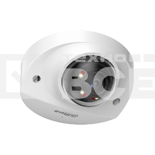 Уличная мини-купольная IP-видеокамера DAHUA DH-IPC-HDBW2449FP-AS-IL-0360B Smart Dual Light с ИИ 4Мп, 1/2.9” CMOS, объектив 3.6мм, видеоаналитика, ИК до 30м, LED до 30м, IP67, корпус: металл