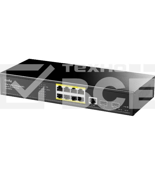 Коммутатор Cudy GS2008PS2 (L2) 8x1Гбит/с 2SFP 8PoE+ 120W управляемый