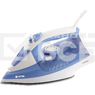 Утюг Vitek VT-8330 белый/голубой