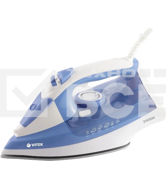 Утюг Vitek VT-8330 белый/голубой