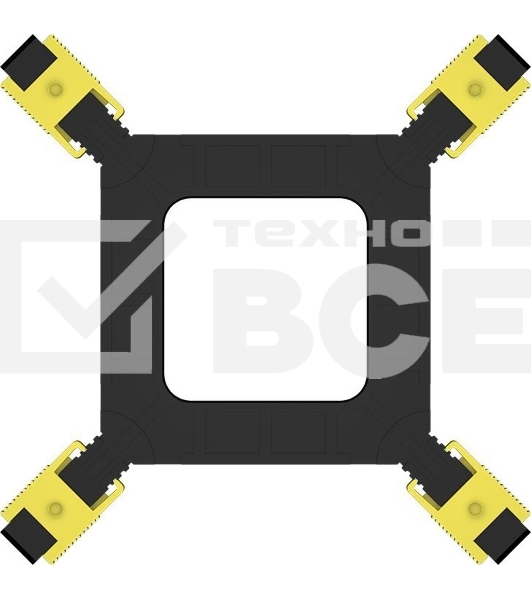 Устройство охлаждения (кулер) PcCooler R95-I Soc-1200/1700/1851 4-pin Al+Cu 95W 400gr Ret (R95-XXNIXX-GL)