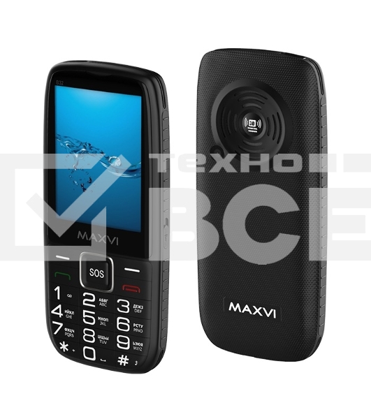 Мобильный телефон Maxvi B32 черный