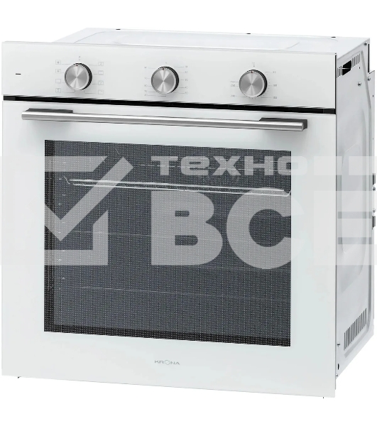 Духовой шкаф электрический встраиваемый Krona BIRNE 60 WH белый