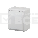 Выключатель 1-кл. ОП Эра Эксперт 10А IP54 11-1401-01 250В 10AX бел. Эра Б0020669, фото 1